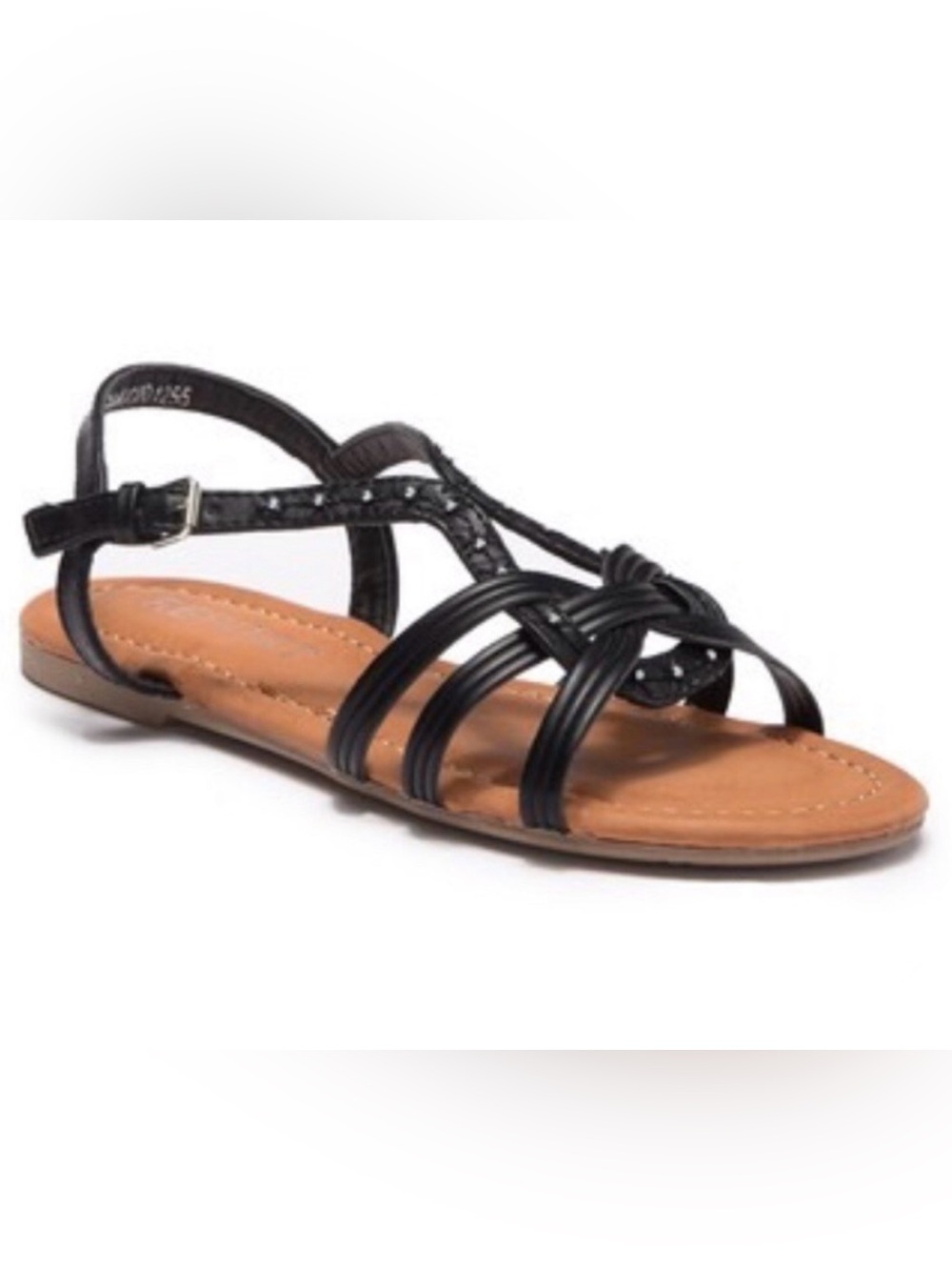 Report Coletta Braided Sandal Black Size 4